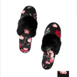 Victoria secret fur slippers